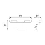 Oprawa dekoracyjna HL654 MAT CHROME