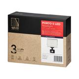 PORTO S LED 30W naświetlacz z PIR, 2400lm, IP44, 4000K, aluminium + poliwęglan