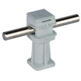 Wspornik DEHNsnap wys. 36 mm, M8, tworzywo, szary