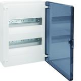 Rozdzielnica modułowa 2x12 natynkowa IP40 Golf (drzwi transparentne) VS212TD HAGER