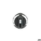 Przełącznik obrotowy 2poz.2NO czarny C2SS1-30B-20