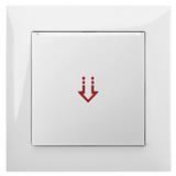 ŁPT SENTIA na kartę hotelową  IP 20 biała