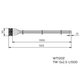 Akcesorium Coreline WT120Z TW-5x2,5-L1500 5 lat gw. PHILIPS
