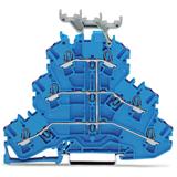 TOPJOBS złączka 3-piętrowa 2,5 mm2 L niebieska