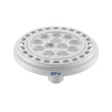 ŻARÓWKA LED. ES111,12W, 12XPOWER LED, BIAŁA, CIEPŁY BIAŁY,GU10, 3000K, KĄT ŚWIECENIA 45*, ZASILANIE