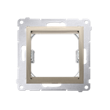 Simon 54 Adapter (przejściówka) na osprzęt standardu 45 × 45 mm złoty mat *Do gniazd teleinformatycznych Simon Connect DA45.01/44 KONTAKT