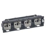 CELIANE - Gniazdo zespolone 4x2P+Z, Legrand