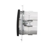 Simon 54 Elektroniczny łącznik/przycisk 4-krotny do sterowania 4 obwodami czarny