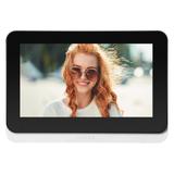 Wideo monitor bezsłuchawkowy, kolorowy, LCD 7", dotykowy, WiFi + APP na telefon, z gniazdem na kartę