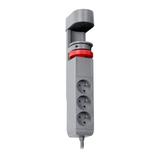 Przedłużacz biurkowy 3-krotny 2P+Z 2xUSB+1 typu C 1,5m PS-5/G/1,5M ORNO