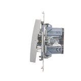 Simon 54 Łącznik krzyżowy 16A 250V zaciski śrubowe srebrny mat DW7A.01/43 KONTAKT