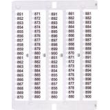 Oznacznik 851 do 900 (100 szt.) ES-NU0851851 003903094 ETI