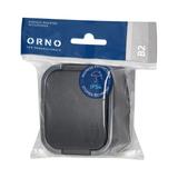 Gniazdo pojedyncze natynkowe 2P+Z, Schuko, bryzgoszczelne z klapką B2, IP54, NT-17B2, szary/czarny OR-OE-7805(GS)/GB ORNO