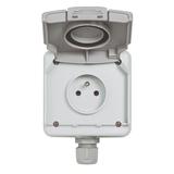 Green:Gniazdo 2P+Z Plexo 090471 LEGRAND