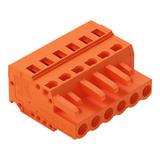 1-przewodowe gniazdo CAGE CLAMP pomarańczowa /50szt./ 231-306/026-000 WAGO