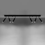 Sollux Plafon EYETECH 6 czarny SL.0901