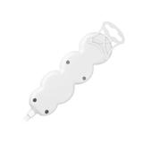 Przedłużacz 3x2P+Z,1,4m, 3x1mm2, biały