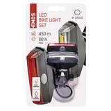 Lampa rowerowa LED COB, komplet przód + tył, 22 lm 2× CR2033 P3922 EMOS