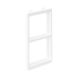 Simon Connect Adapter CIMA na 2 moduły K45 (45x45mm) poziomo czysta biel