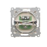 Simon 55 Gniazdo antenowe TV pojedyncze Do instalacji indywidualnych Szampański mat