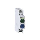 Ex9PD2gb 12V AC/DC Lampka sygnalizacyjna 12V AC/DC 1 zielony 1 niebieska LED 102470 NOARK