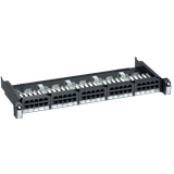 Panel telefoniczny, 1U, RAL7016, 50 złącz, RJ45