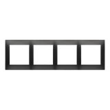 Simon 54 Premium Ramka 4-krotna PREMIUM IP20 / IP44 czarny DR4/49 KONTAKT