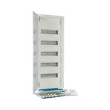 KLV-60UPS-F Rozdzielnica modułowa podtynkowa płaska 5x12+2 kl.II IP30 zawiera listwy N/PE 302414 EATON