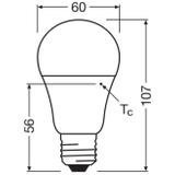 Lampa LED VALUE Classic A40 non-dim plastik 4,9W 840 E27