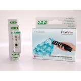 Radiowy dwukanałowy sterownik LED 12V - montaż DIN 10-16V DC FW-LED2D F&F