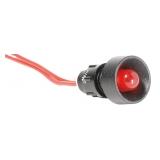 LS LED 10 R 230 LAMPKA SYGNAL.LED D=10MM CZERW.230V AC