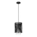 Lampex lampa wisząca Diana 1S E27 czarna 801/1S CZA