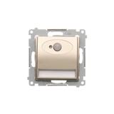 Simon 54 Oprawa oświetleniowa LED biały. z czujnikiem 14V DC 064 W białe zimne 5900 K złoty mat