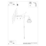 Sollux Kinkiet SUBA czarny SL.1164