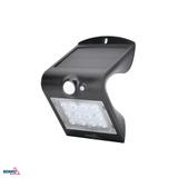 NAŚWIETLACZ LAMPA SOLARNA LED TRINGO 1,5W 220lm 4000K IP65 CZARNY Czujnik ruchu PIR BEMKO