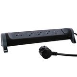 PRZEDŁUŻACZ PREMIUM, OBROTOWY, 5X2P+Z, Z PRZEWODEM 1.5 METRA 3X1.0 MM2 - CZARNY/GRAFITOWY, Legrand