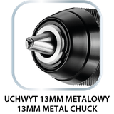 Wiertarko-wkrętarka udarowa bezszczotkowa 18V, uchwyt 13mm, compact, Energy+, bez akumulatora