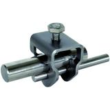 Zacisk krawędziowy do uziomów fi 20 mm, stal nierdzewna NIRO