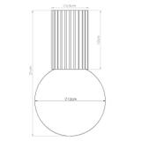 Plafon HALO zielony oliwkowy IP44