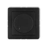 DECO Mechanizm elektronicznego regulatora oświetlenia przyciskowo-obrotowego czarny mat