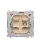 Simon Basic Gniazdo antenowe typu pojedyncze  beż