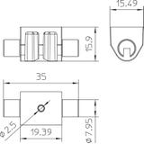 165 MBG UH, Adapter Uchwytu dachowego