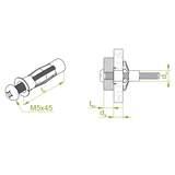 KKG5x37 Kołek rozporowy