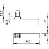 157/FX-CU, DACHOWE UCHWYTY PRZEW.M.177/20