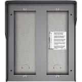 Obudowa natynkowa z daszkiem do paneli Sfera - 6 modułów - Stalowoszara, Bticino