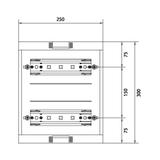 univers N Blok dla aparatów modułowych montowanych poziomo 2x10M 300x250mm UD21B3 HAGER