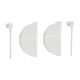 Odace, klawisz podwójny z 2 diodami LED, biały