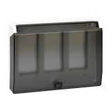 Simon Connect Ramka obudowy S500 z pokrywą 3-modułowa 6x K45 czysta biel