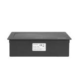 NOEN Kaseta meblowa wpuszczana w blat ze zintegrowaną ramką PCV na gniazda modułowe 3 x 45x45mm lub OR-GM-9010/B ORNO