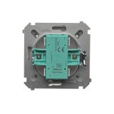 Simon Basic Łącznik schodowy 16A 250V zaciski śrubowe srebrny mat BMW6A.01/43 KONTAKT